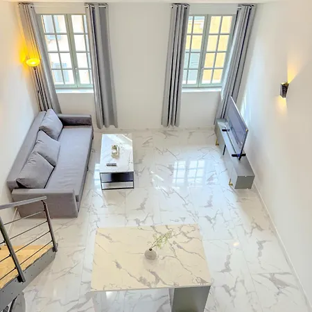 公寓 T3 Duplex Luxe Design Hyper Centre Port Clim Wifi *